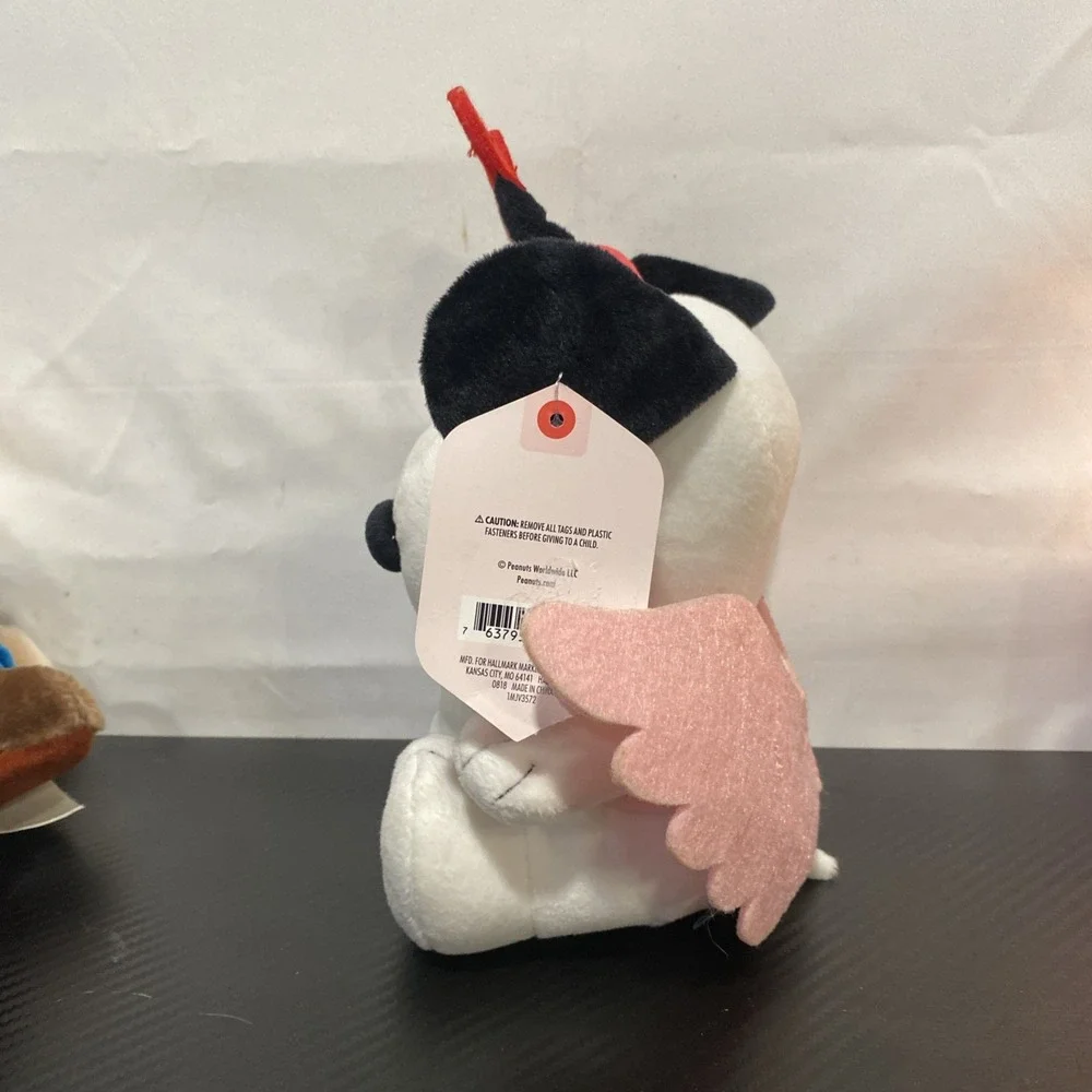Snoopy Cupid Peanuts Valentine's Day Plush Hallmark Gift 9 Inches With Wings NWT